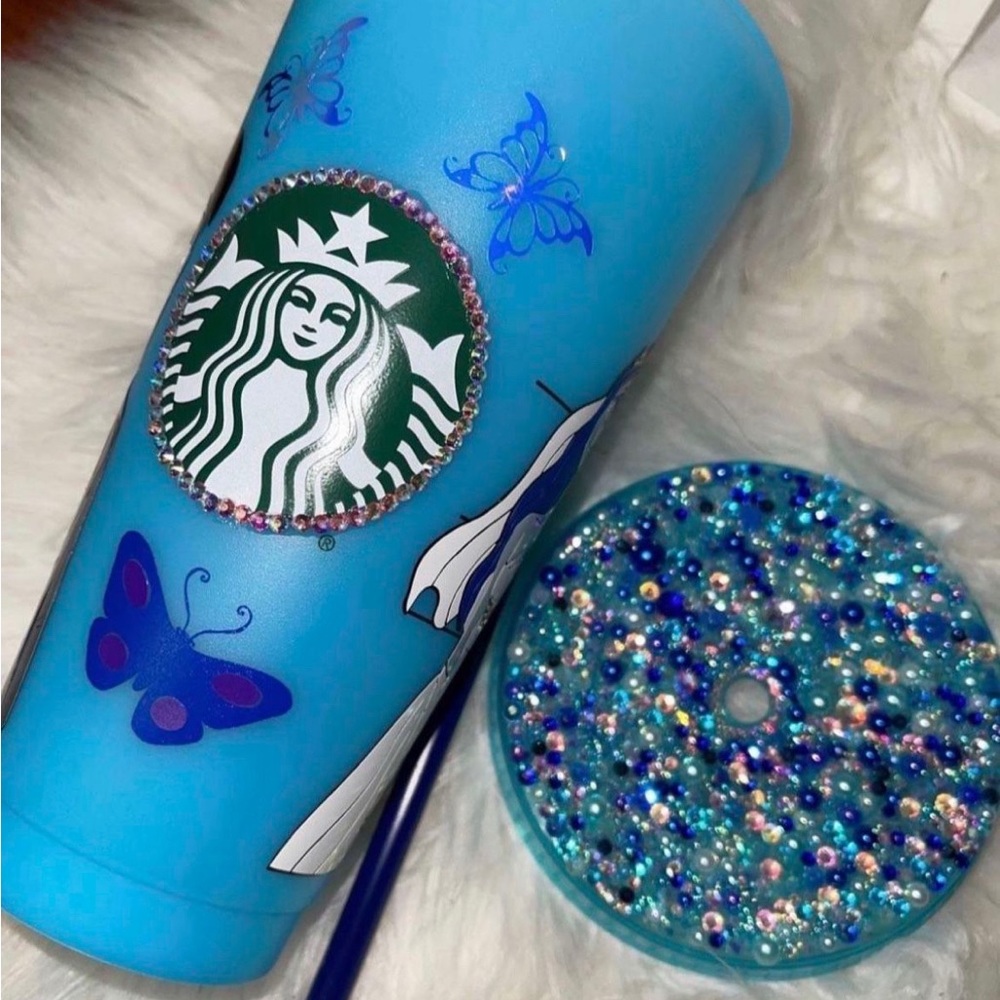 Blue corpse bride tumbler